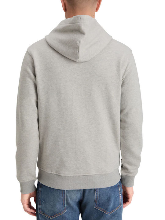 Scotch & Soda Sweatshirt with Hood Grey Melange