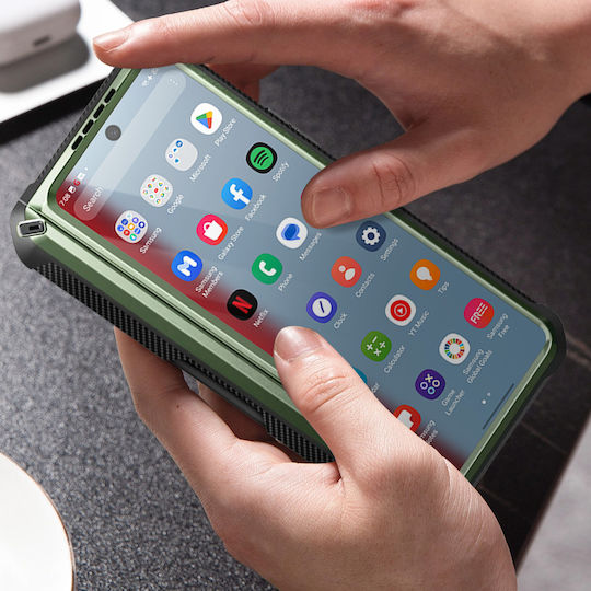 Multilayer Unicorn Beetle Pro Supcase Samsung Z Fold 5 Army Green