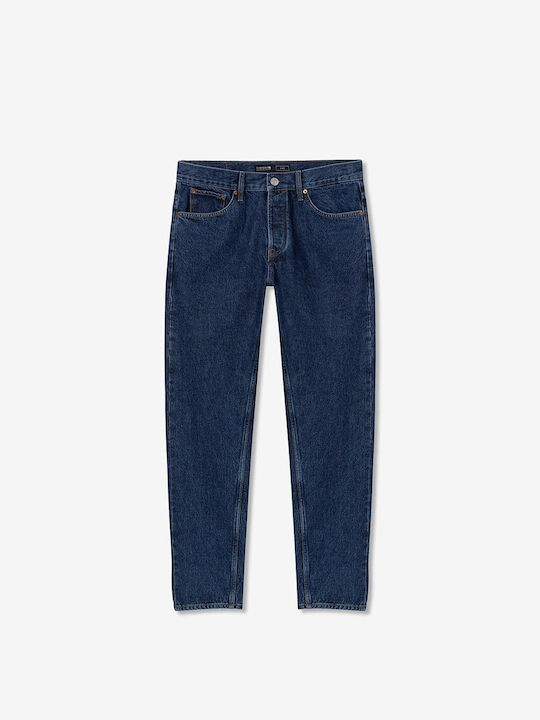 Men's Jeans Pants with Relaxed Fit Dark Blue
