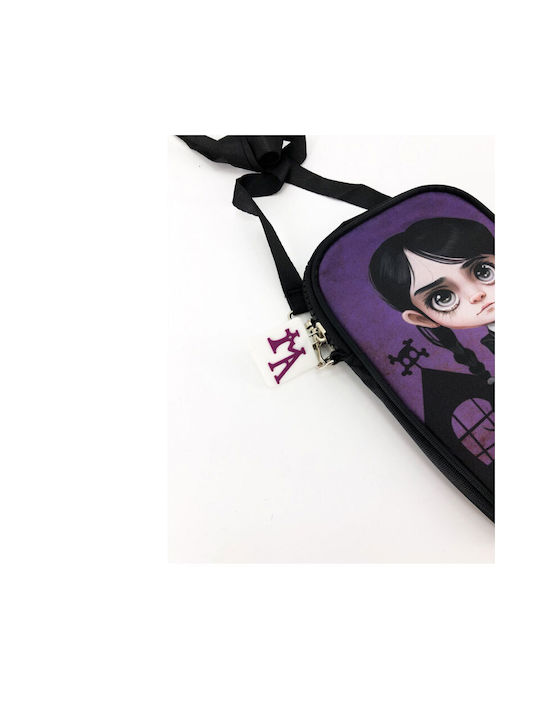 Kids Shoulder Bag Mobile Wednesday Black Purple