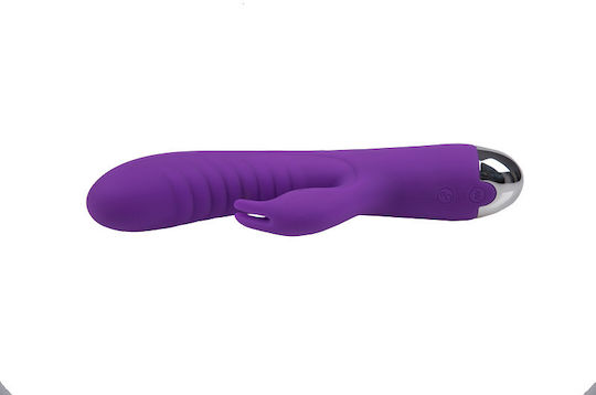 Sex Academy Vibrator Rabbit 20.5cm Purple