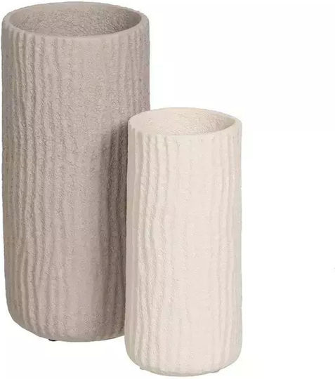 Ixia Regal Keramik Vase Beige 10xH22cm