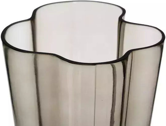 Ixia Regal Βάζο Γυάλινο Γκρι 15x15.5xΥ25cm Ixia Regal Βάζο Γυάλινο Γκρι 15x15.5xΥ25cm