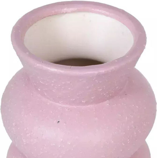 Ixia Regal Διακοσμητικό Βάζο Keramik Rosa 10.5x10.5x13cm 1Stück