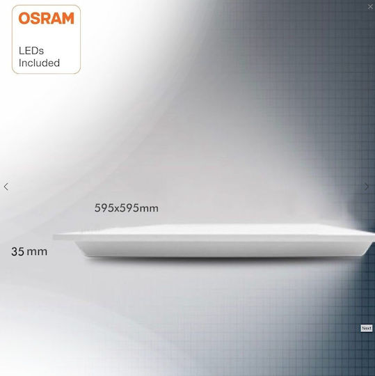 Osram LED Panel 48W mit Kaltweiß Licht 5700K