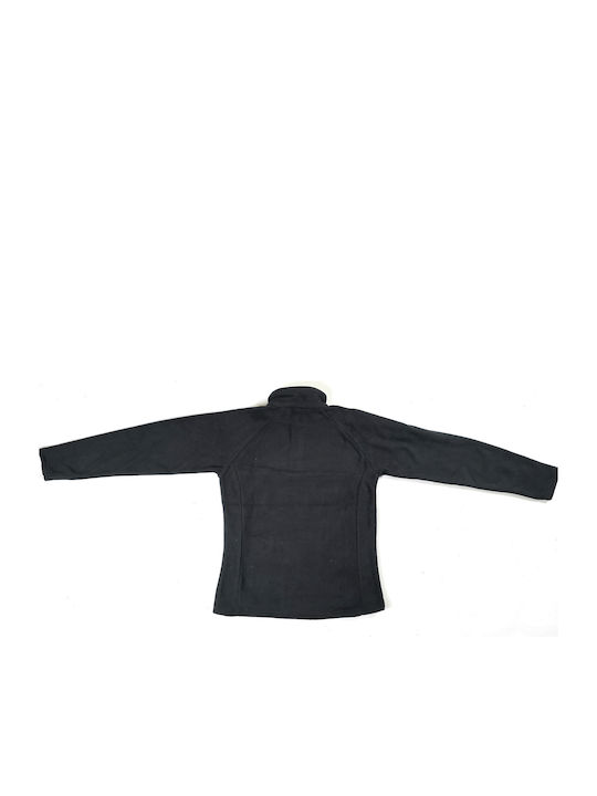 Women's Cardigan with Zipper Black