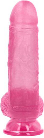 Enea Transparent Pink Dildo