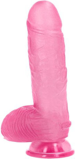 Enea Transparent Pink Dildo