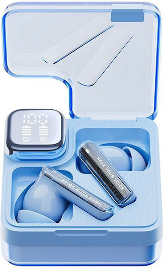 QCY MeloBuds Neo Bluetooth Handsfree Earphones with Charging Case Blue