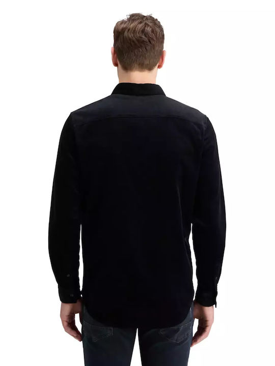 Scotch & Soda Solid Corduroy Hemd Monochrome