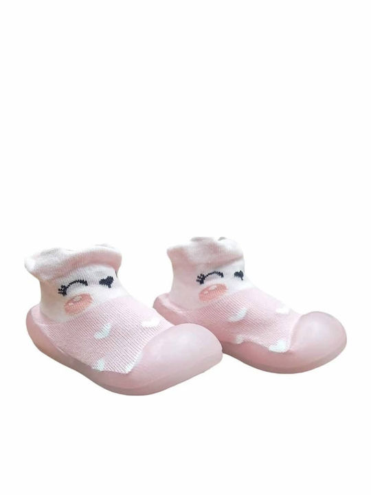 Childrenland Детски пантофи-чорапи Pink Childrenland Детски пантофи-чорапи Pink
