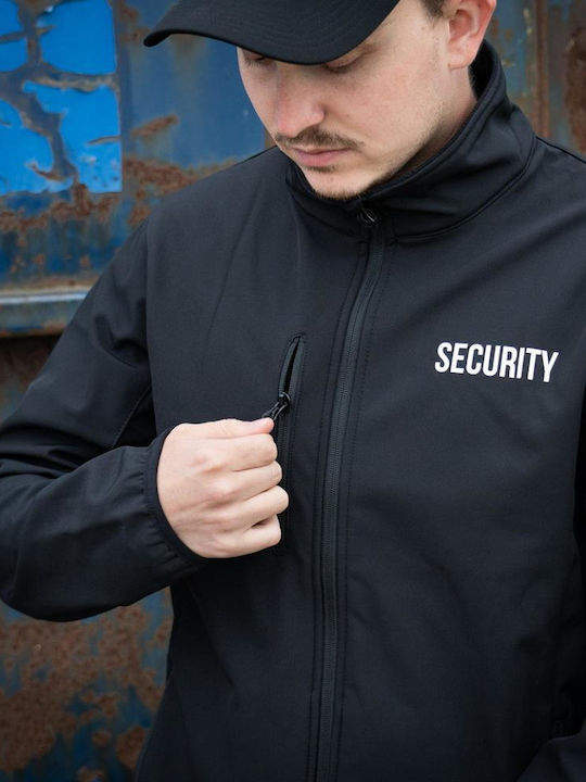 Fostex Garments Αντιανεμικό Κυνηγετικό Μπουφάν Softshell Μαύρο