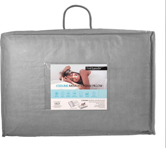 Guy Laroche Cooling Memory Foam Pillow Μαξιλάρι Ύπνου Memory Foam Ανατομικό 60x40x12cm