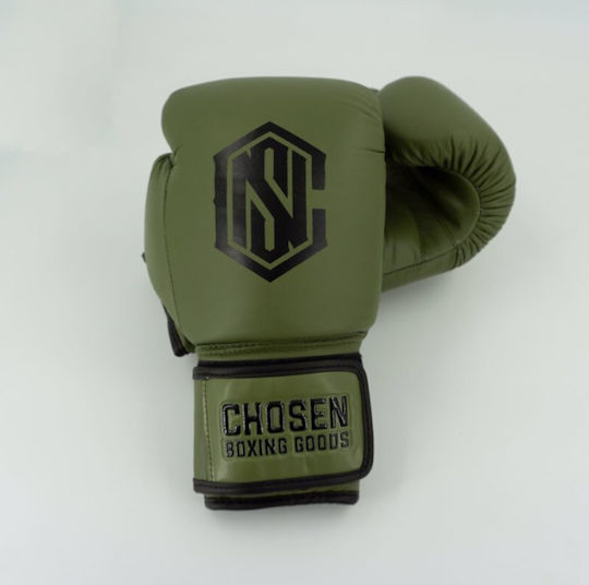 Chosen Mănuși de Box din Piele pentru Competiție Verzi