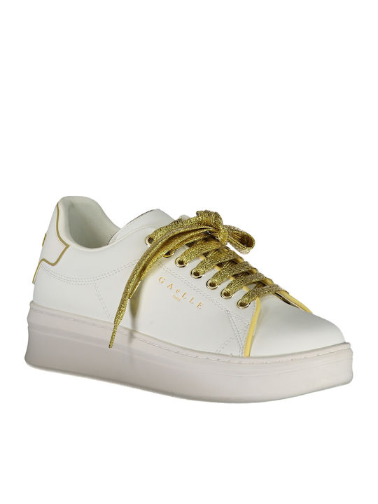 Γυναικεία Flatforms Sneakers Λευκά