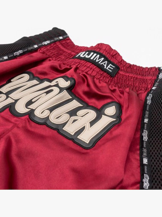 Fujimae Men's Kick/Thai Boxing Shorts Red