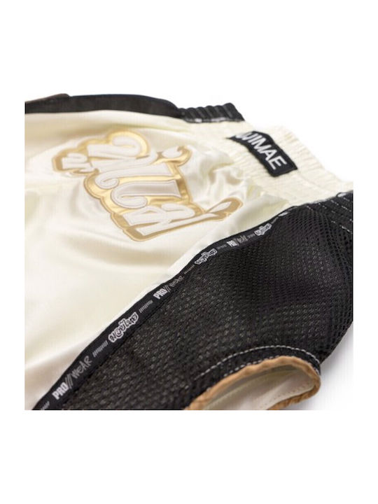 Fujimae Men's Kick/Thai Boxing Shorts White