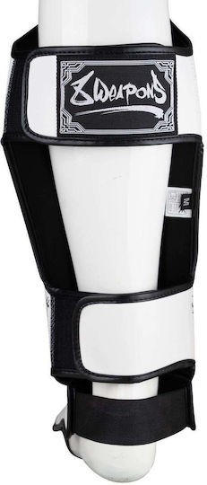 8 Weapons Shin Guards Adults White