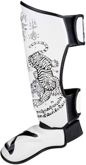 8 Weapons Shin Guards Adults White