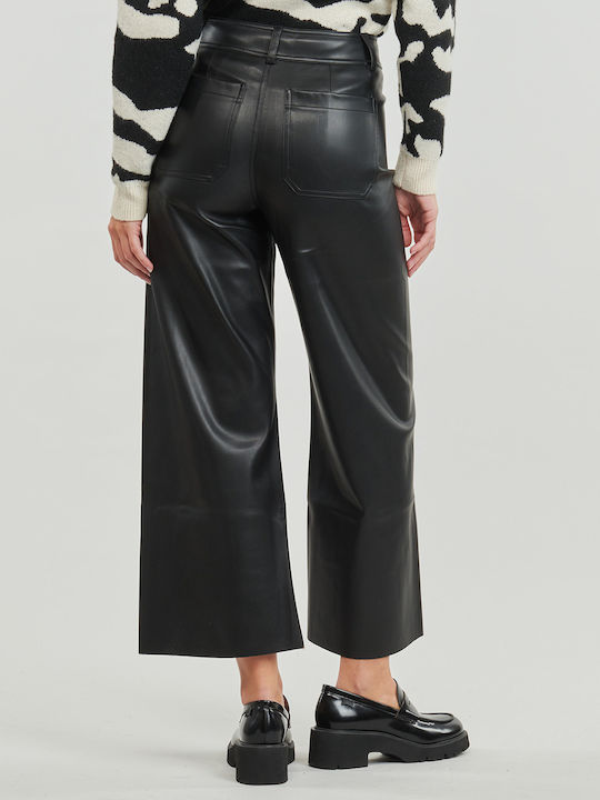 Damen Stoff Hose Schwarz