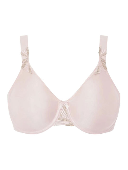 Chantelle Hedona Minimizer Minimizer Bra without Padding Underwire Pink