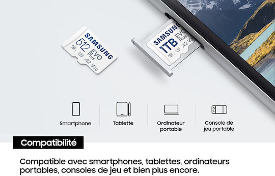 Samsung Evo Plus microSDXC 1TB U3 V30 A2 UHS-I cu adaptor