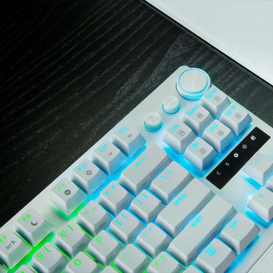 Razer Huntsman V3 Pro Tenkeyless Optical Gaming Keyboard Tenkeyless with Razer Analog Optical Gen-2 switches and RGB lighting (English US) White