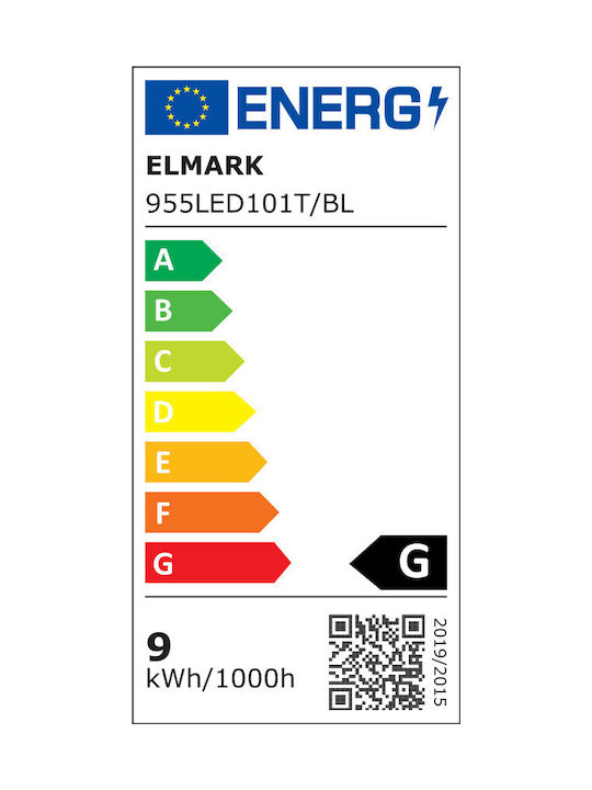 Elmark LED Schreibtischlampe faltbar in Schwarz Farbe