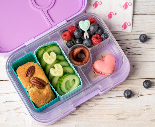 Lekkabox Βρεφικό Σετ με Πιρούνι από Πλαστικό 4τμχ