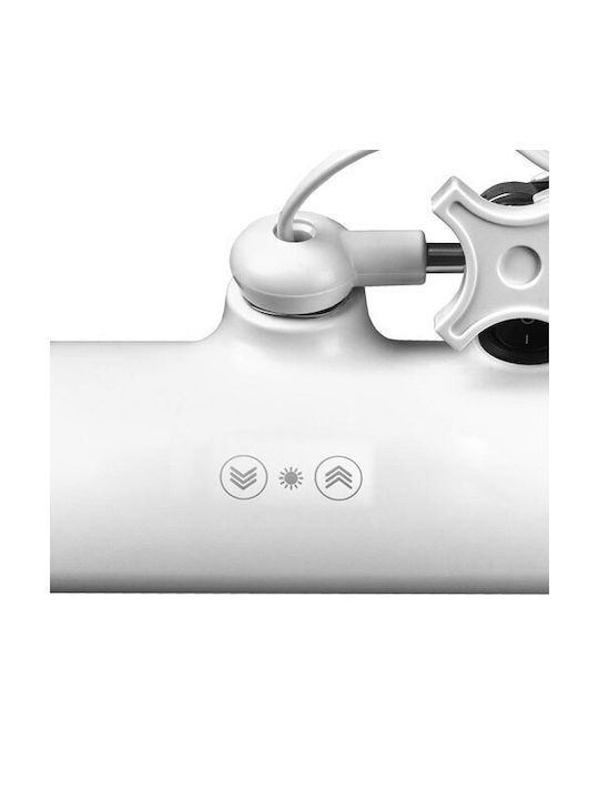 801-L LED Schreibtischlampe mit klappbarem Arm und Clip in Weiß Farbe
