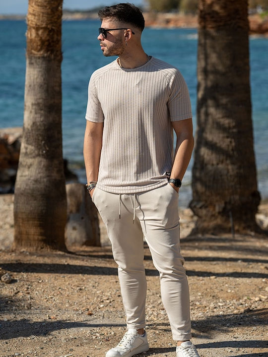 T-shirt Μπεζ