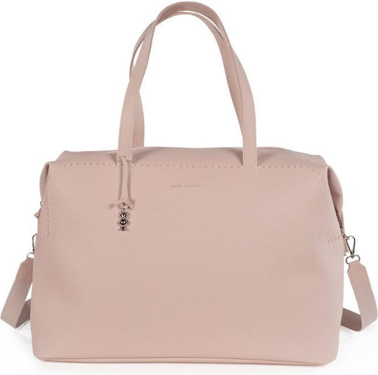 Pasito a Pasito Shoulder/Hand Diaper Bag Pink 50x35x25cm.