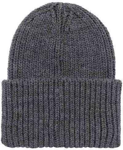 Beanie Γυναικείος Σκούφος Πλεκτός σε Γκρι χρώμα