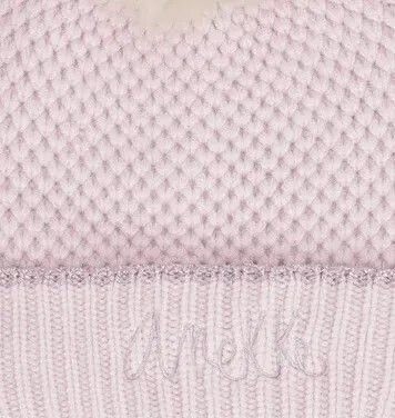 Beanie Beanie Knitted in Ecru color