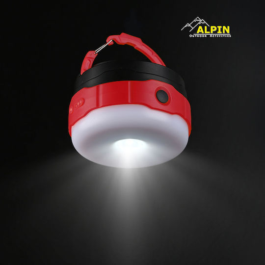 Alpin Battery Light Bulb for Camping with Flashlight 500lm Black