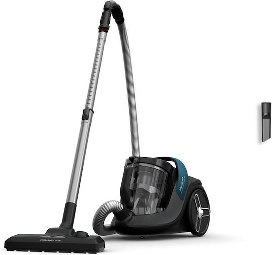 Rowenta Green Force Max Classic Ηλεκτρική Σκούπα 900W με Κάδο 2.5lt Πράσινη
