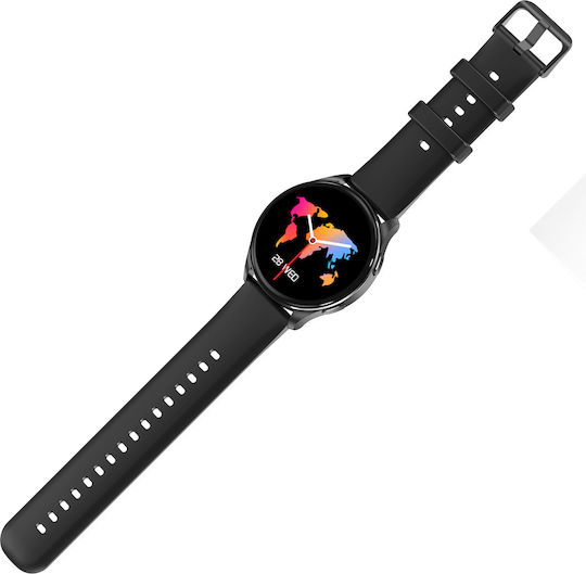 BlackView X20 45mm Smartwatch με Παλμογράφο (Μαύρο)