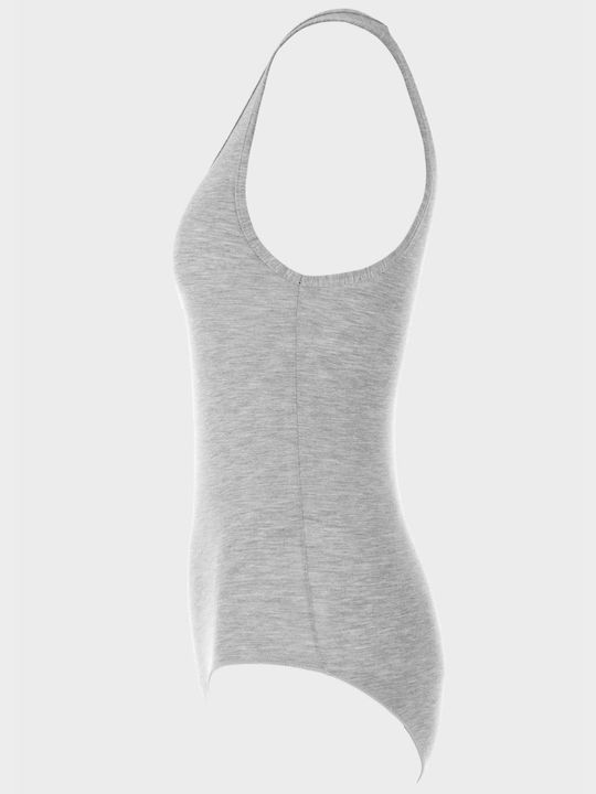 G Secret Spaghetti Strap Bodysuit grey