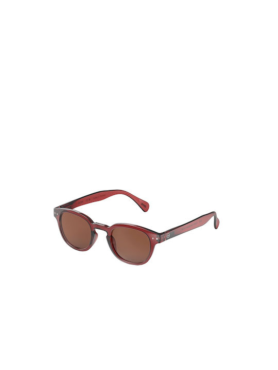 Izipizi C Sunglasses with Plastic Frame Red Tape