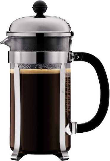 Bodum Filterkaffeemaschine Handbetrieb Rostfreier Stahl Silber 1lt