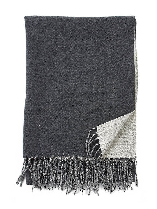 Verde Women's Wool Scarf Black