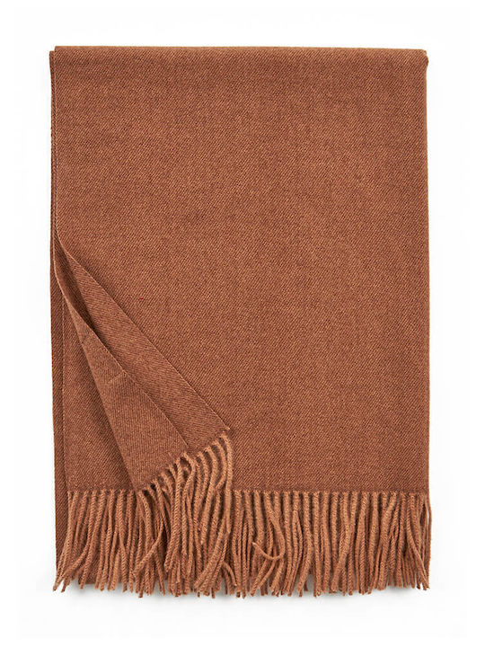 Verde Women's Wool Scarf Brown