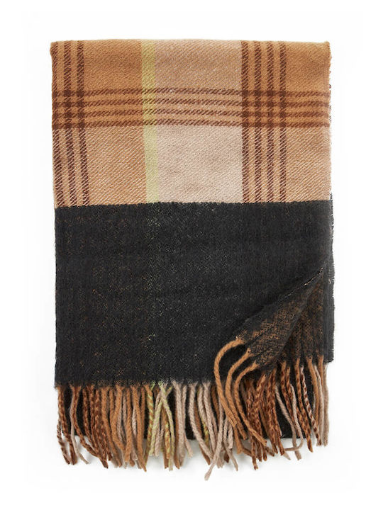 Verde Women's Wool Scarf Black