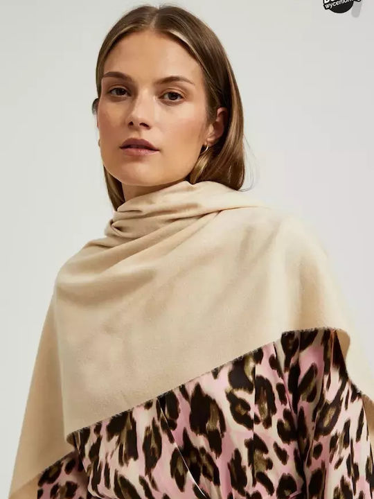 Frauen Wollschal Beige