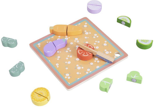Wooden Kids Peg Puzzle Vegetables 16pcs Eli Neli