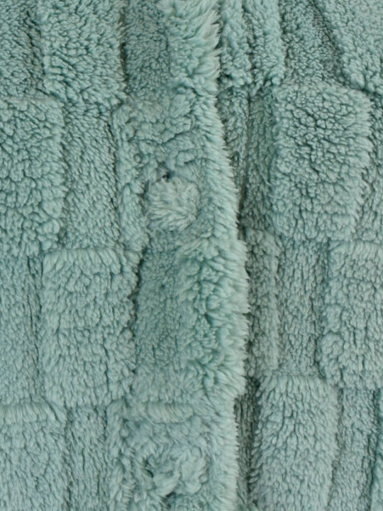Koyote Χειμερινή Γυναικεία Fleece Ρόμπα Πράσινη