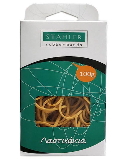 STAHLER Gummibänder Verpackung mit Durchmesser 125mm Braun 100gr