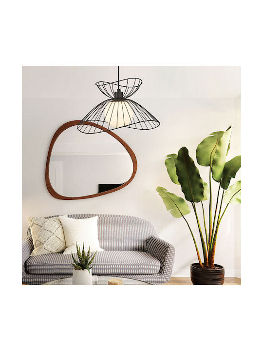 Viokef Belinda Pendant Light Black Ball with Socket E27 45x29cm