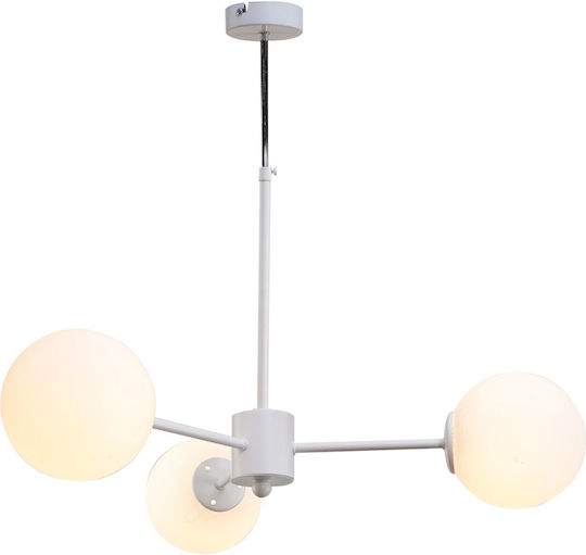 Inlight Κρεμαστό Φωτιστικό Λευκό 70x70εκ.
