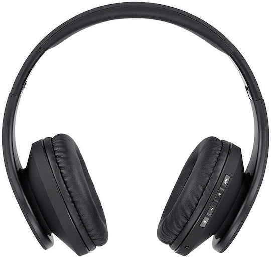 PowerLocus P2 Wireless / Wired Over Ear Headphones with Radio with 20 hours of Operation Black